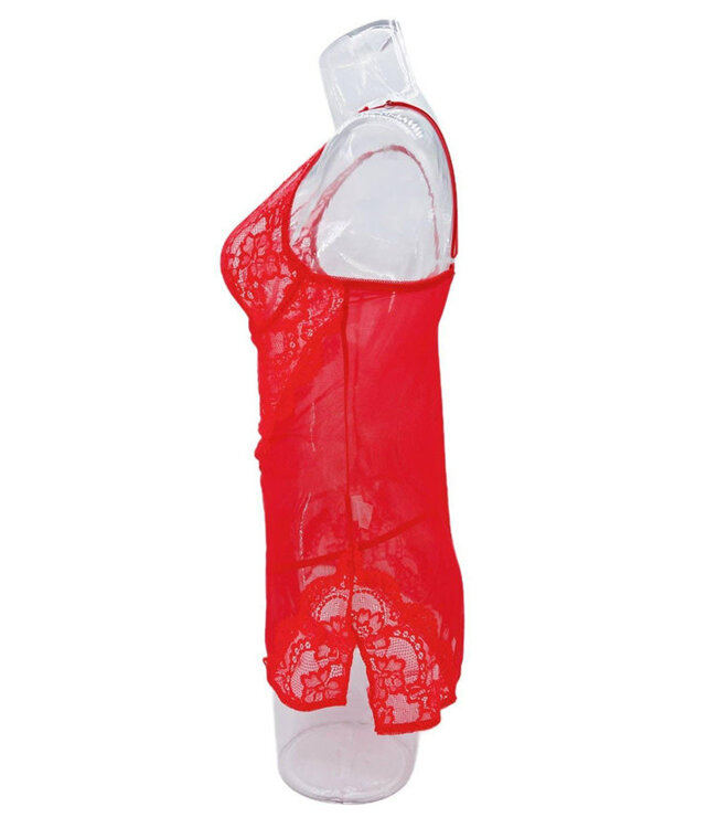 Janelle Red Chemise HS4166