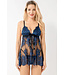 Lila Black/Blue Babydoll 2021