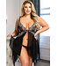 Haven Plus Black Babydoll 81037X