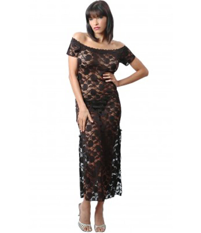 Julie Black Chemise 6057