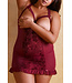 Evelyn Plus Burgundy Chemise 5261X