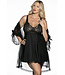 Tina Plus Black Babydoll X3595