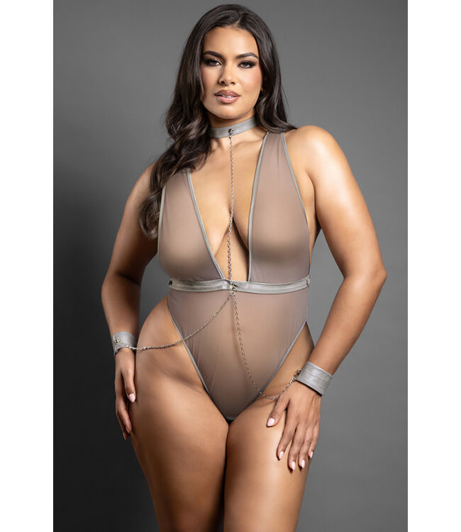 Chelsea Plus Gray Teddy 2529 Queen