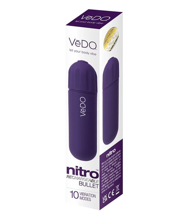 VeDO Nitro Rechargeable Bullet Vibe Purple