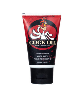 Cock Oil Water-Based Lubricant Squeeze Tube 2oz