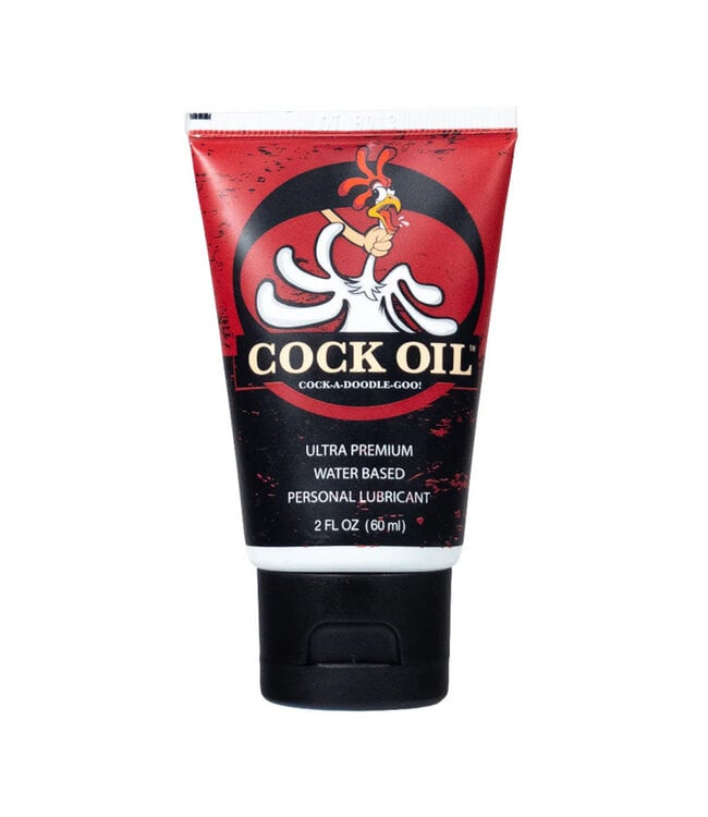 Cock Oil Water-Based Lubricant Squeeze Tube 2oz