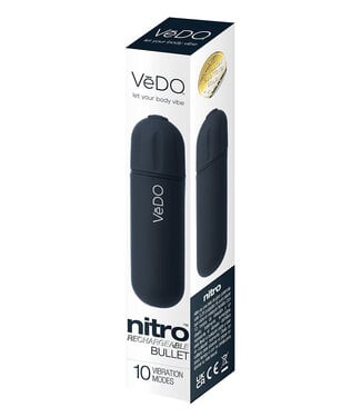 VeDO Nitro Rechargeable Bullet Vibe Black