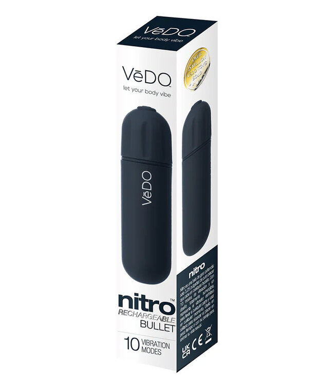 VeDO Nitro Rechargeable Bullet Vibe Black