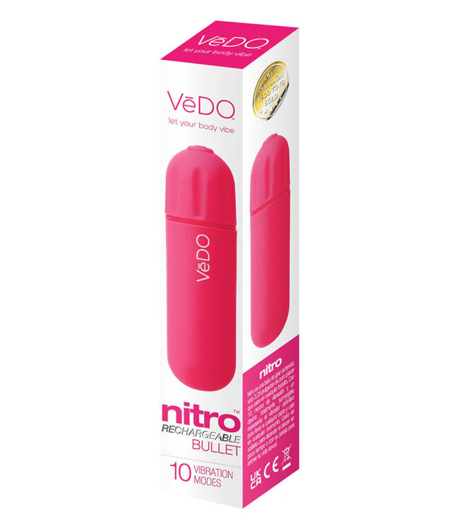 VeDO Nitro Rechargeable Bullet Vibe Pink