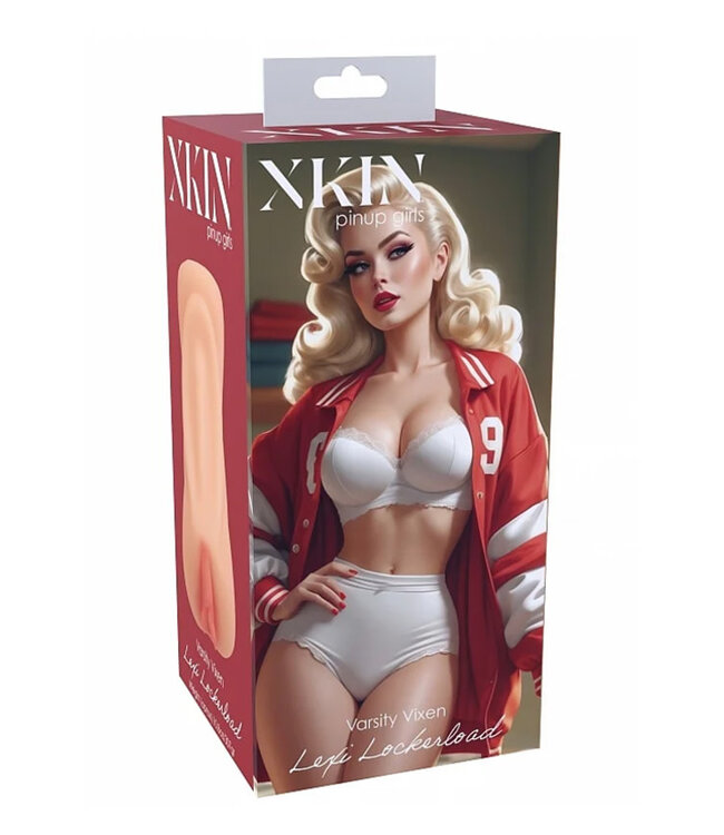 Xkin Pinup Girls Lexi Lockerload Stroker Beige
