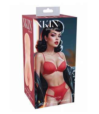 Xkin Pinup Girls Misty Muffburner Stroker Beige