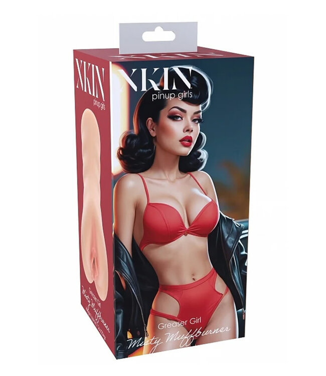 Xkin Pinup Girls Misty Muffburner Stroker Beige