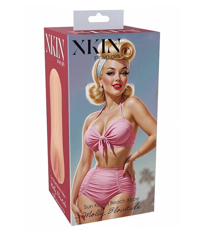 Xkin Pinup Girls Molly Blowtide Stroker Beige