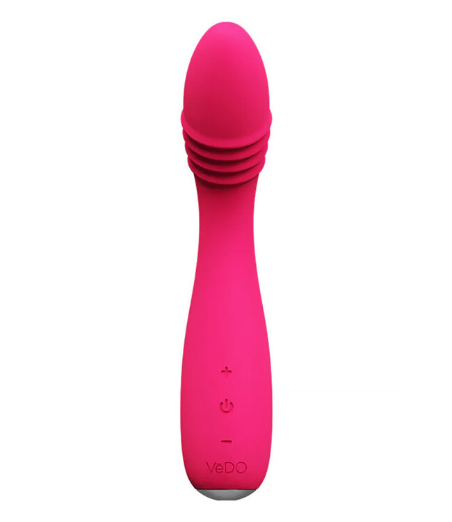 VeDO Ohni Rechargeable G-Spot Thrusting Vibe Pink