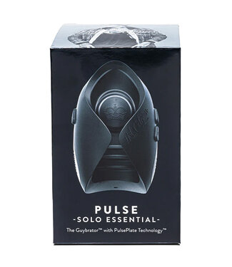 Hot Octopuss Pulse Solo Essential Rechargeable Vibrating Stroker Black