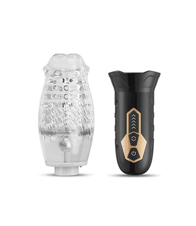 The Male Rose (Original) Gawk Gawk 3000 Rotating Blow Job Simulator Black