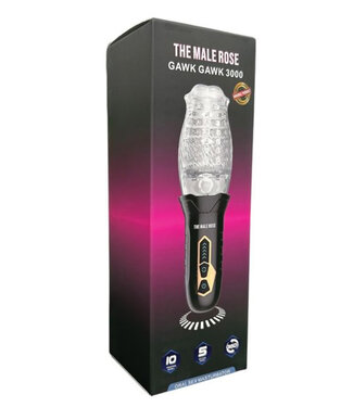 The Male Rose (Original) Gawk Gawk 3000 Rotating Blow Job Simulator Black