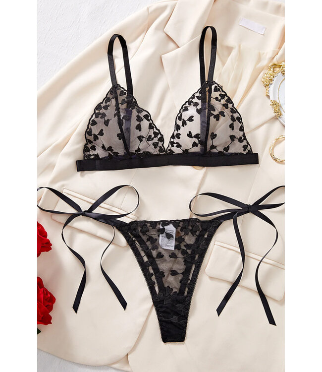 Sensual Love Black Set SKLG4129