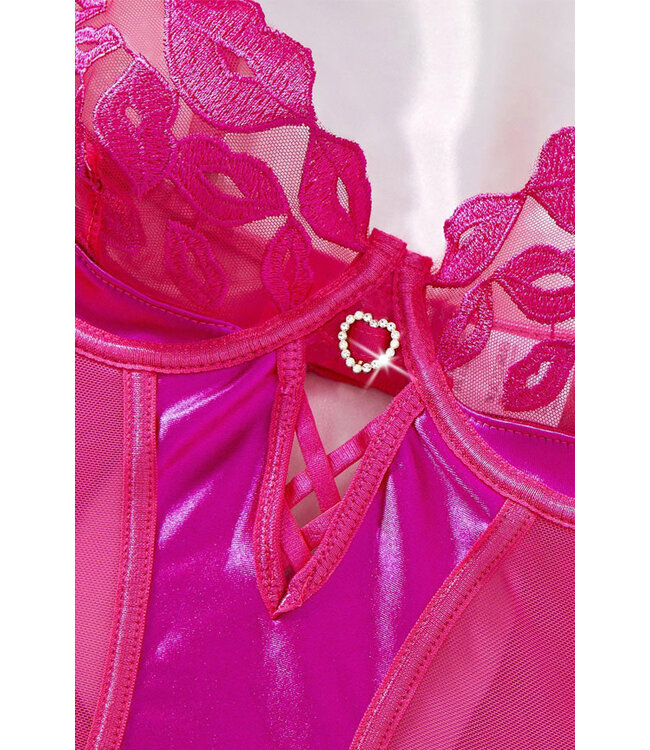 Sweetheart Lips Rose Teddy SKLG4003