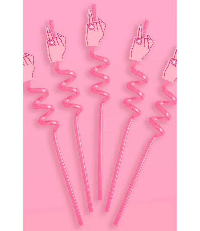 Bling Ring Straws 10" Straws