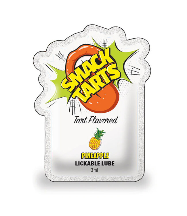 Smack Tarts Lickable Lube Sour Pineapple 3ml Pouch