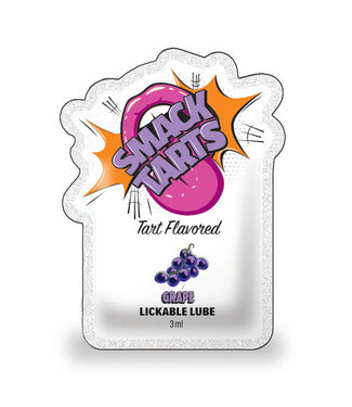 Smack Tarts Lickable Lube Sour Grape 3ml Pouch
