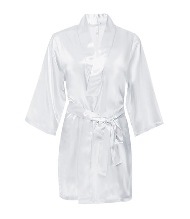 Plus Bridal Satin Robe 316X