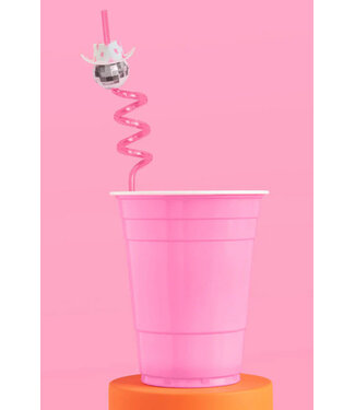 Cowgirl Disco Ball Straws 1 Straw