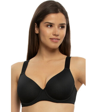 Felina AbsorBRA The All Day Black T-Shirt Bra 230177