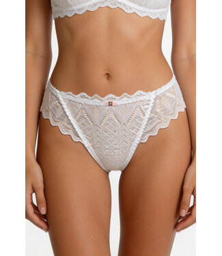 White Lace Thong WP332