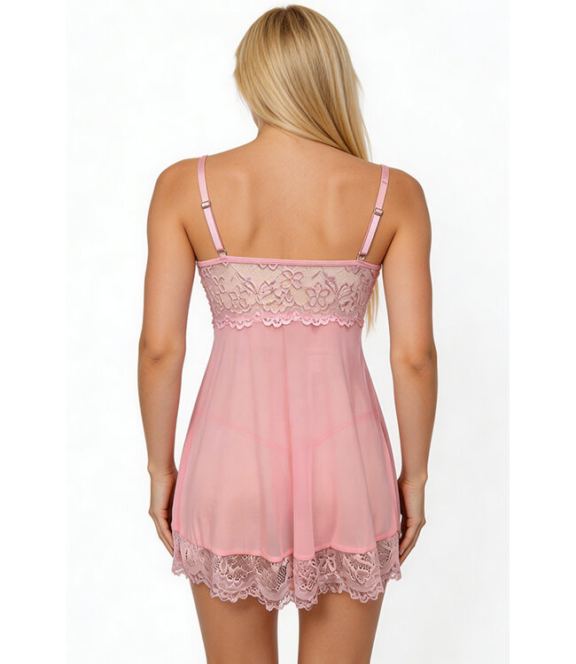 Destiny Pink Babydoll 087