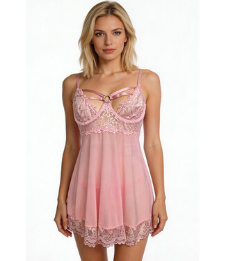 Destiny Pink Babydoll 087