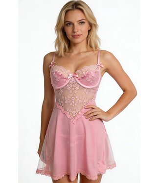 Cassidy Pink Babydoll 2459