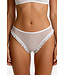 White Sheer Thong B034
