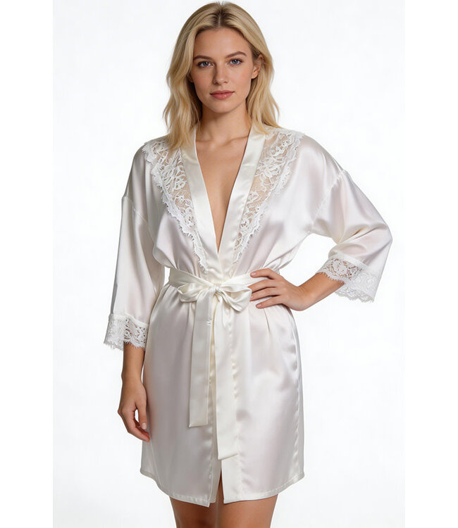Izabella White Robe S-572