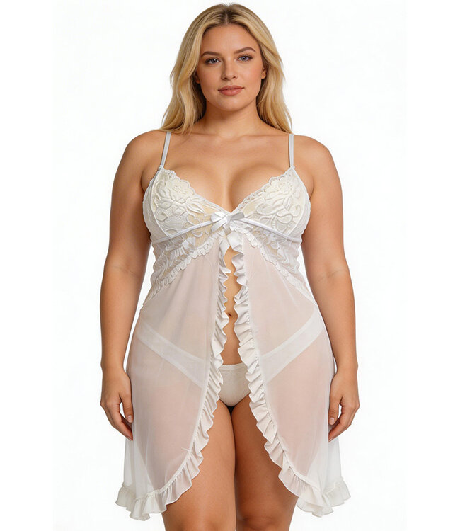 Savannah Plus White Chemise ZT-6223848