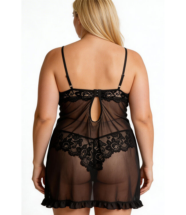 Savannah Plus Black Chemise ZT-6223848