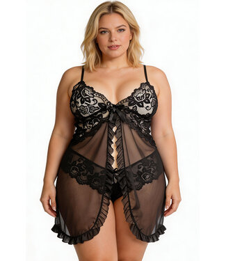 Savannah Plus Black Chemise ZT-6223848