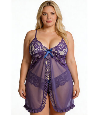 Savannah Plus Purple Chemise ZT-6223848
