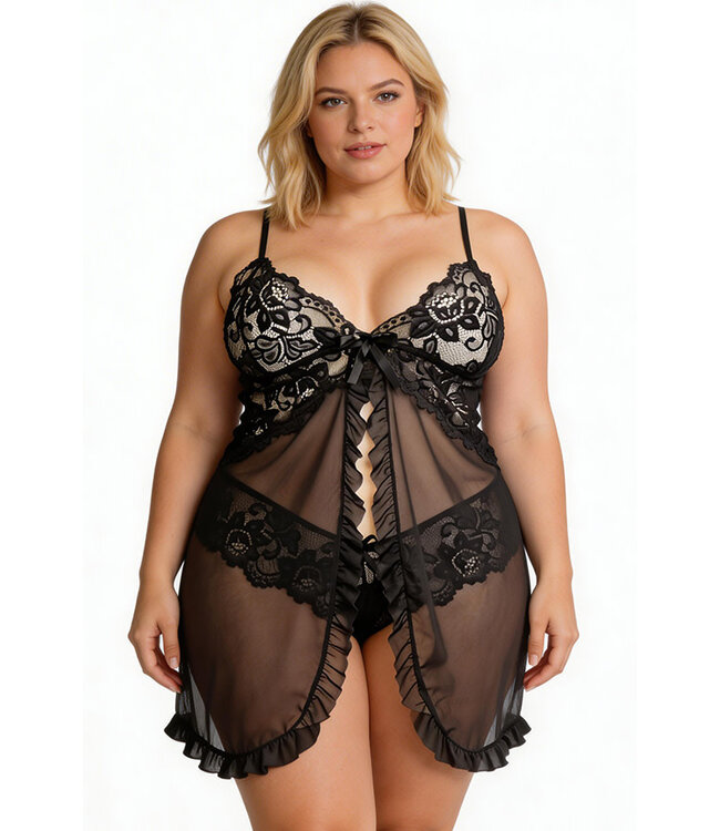 Savannah Plus Black Chemise ZT-6223848