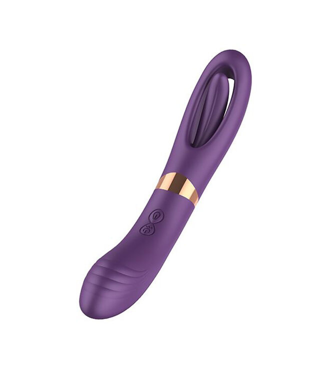 Lisa Flicking G-Spot Vibrator Purple