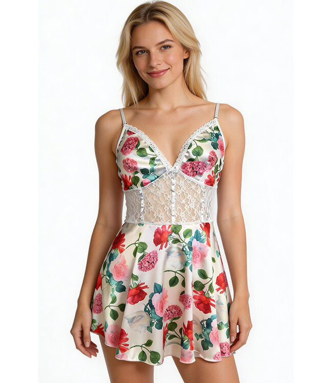 Mara Floral Babydoll Y208