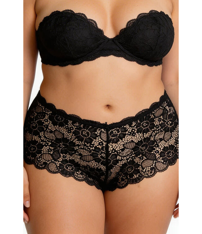 Plus Lace Boyshort S32