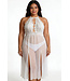 Helen Plus White Long Gown 250701
