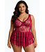 Trinity Plus Venetian Red Babydoll R-551