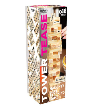 Tower Tease Naughty Sex Game with Assorted Wooden Blocks
