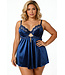 Brooke Plus Blue Babydoll R-254