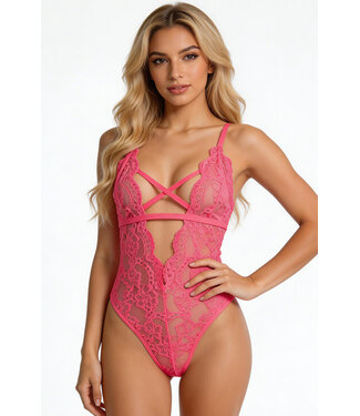 Sydney Neon Pink Teddy 5630