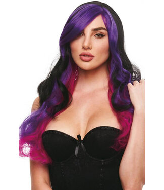 Brandi Black/Purple Wig