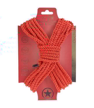 Ouch! Bondage Rope 10m Nylon Red